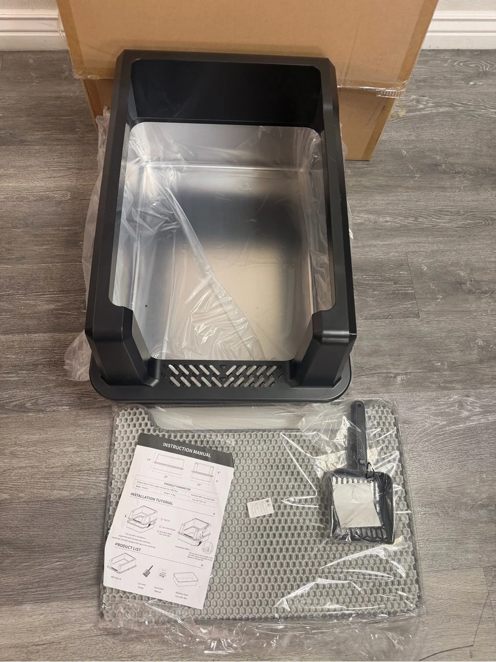 XXXL Stainless steel Cat Litter